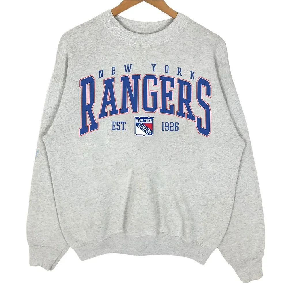 Vintage New York Rangers Sweatshirt, Vintage NHL Rangers Hockey Unisex Shirt